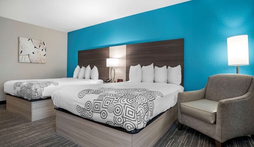 Habitación estándar, 2 camas de matrimonio, accesible para personas con discapacidad