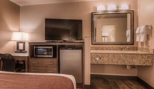 Habitación estándar, 1 cama de matrimonio, no fumadores, frigorífico y microondas (Small Room)