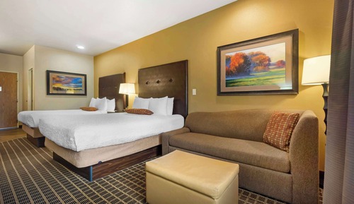 Habitación estándar, 2 camas de matrimonio, no fumadores (Walk-in Shower)