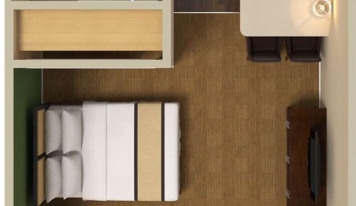 Estudio, 2 camas de matrimonio, no fumadores