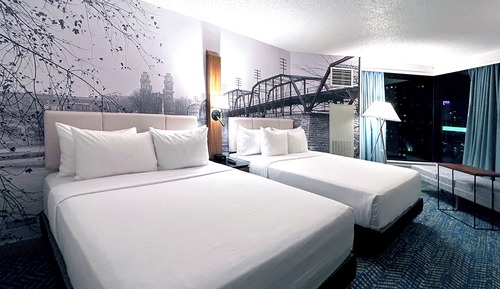 Habitación Deluxe, 2 camas dobles, no fumadores