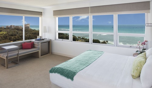 Habitación Premier, 1 cama de matrimonio grande, balcón, vistas al mar (ADA)