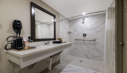 Habitación, 2 camas dobles, accesible para personas con discapacidad, no fumadores