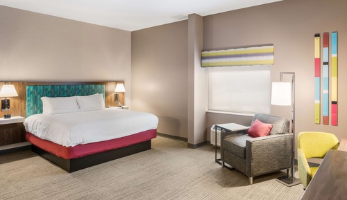Estudio, 1 cama de matrimonio grande