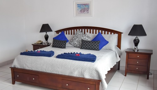 Villa, 1 cama de matrimonio grande, vistas al jardín