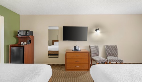 Habitación estándar, 2 camas de matrimonio, no fumadores, frigorífico (Pet Friendly)