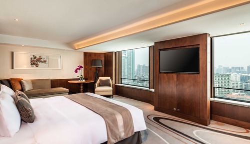 Habitación Deluxe, 1 cama de matrimonio grande, vistas a la ciudad, planta ejecutiva