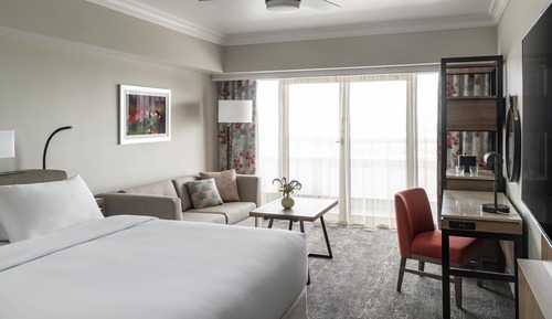 Habitación, 1 cama de matrimonio grande, accesible para personas con discapacidad (With Shower)