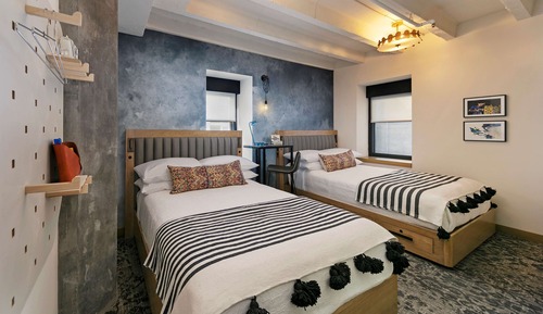 Habitación, 2 camas de matrimonio