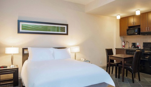Suite estudio, 1 cama de matrimonio, cocina, vistas a la ciudad (Penthouse, Jacuzzi, Balcony)