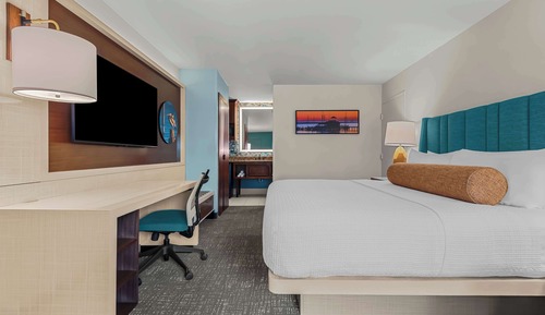 Habitación estándar, 1 cama de matrimonio grande, fumadores, frigorífico y microondas