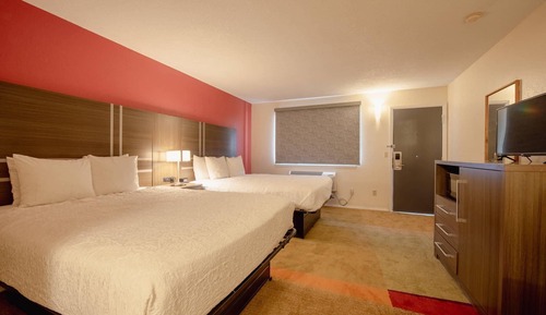 Habitación, 2 camas de matrimonio, accesible para personas con discapacidad, no fumadores