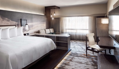 Estudio, 1 cama de matrimonio grande con sofá cama