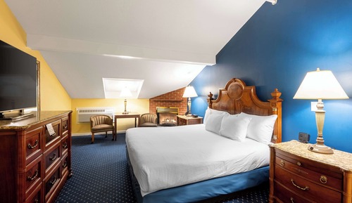 Habitación estándar, 1 cama de matrimonio grande, no fumadores, chimenea (Pet Friendly)