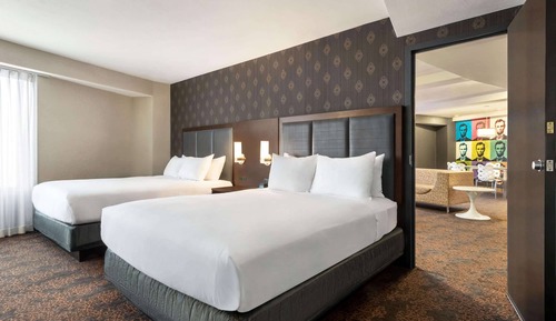 Suite, 2 camas de matrimonio, no fumadores (Lincoln One-Bedroom Suite)