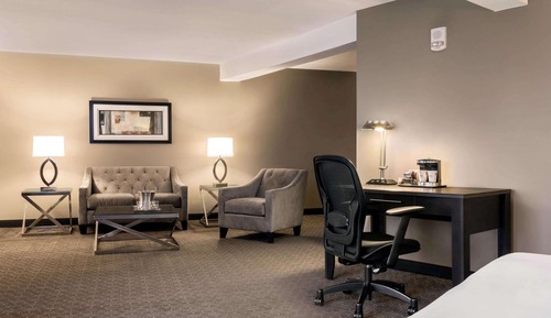 Suite junior, 2 camas de matrimonio, accesible para personas con discapacidad, no fumadores