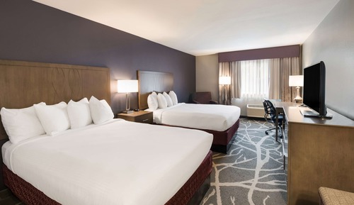 Habitación estándar, 2 camas de matrimonio, no fumadores, frigorífico y microondas