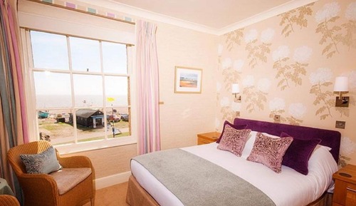 Habitación con 1 cama doble o 2 individuales, vistas al mar