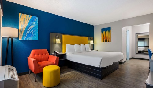 Habitación estándar, 1 cama de matrimonio grande, no fumadores, frigorífico y microondas