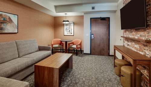 Suite Deluxe, 1 cama de matrimonio grande con sofá cama (2 Rooms, Upper Floor)