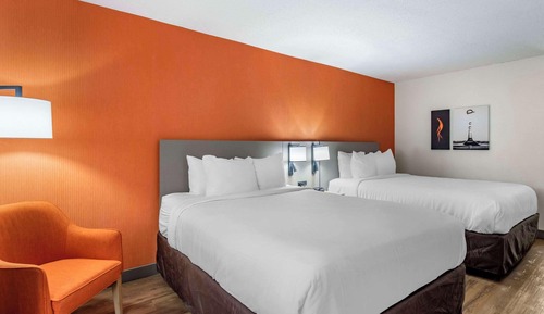 Habitación estándar, 2 camas de matrimonio, no fumadores, vistas a la ciudad