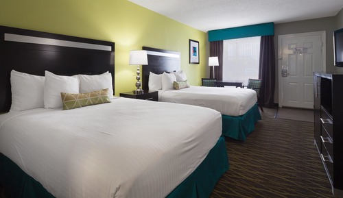 Habitación estándar, 2 camas de matrimonio, no fumadores, frigorífico y microondas