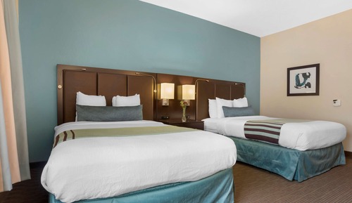 Habitación estándar, 2 camas dobles, frigorífico y microondas