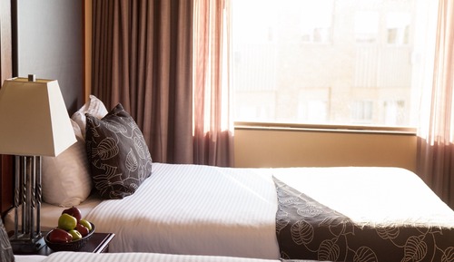 Habitación, 2 camas de matrimonio, no fumadores (Efficiency)