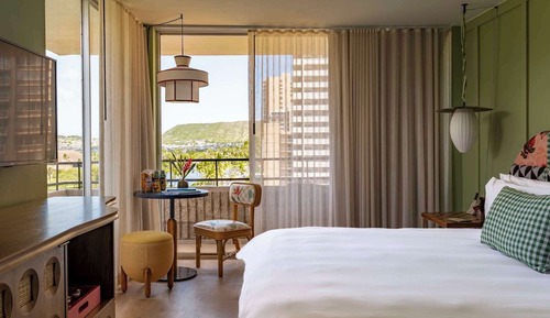 Habitación Premium, 1 cama de matrimonio grande, en esquina (with Lanai, View)