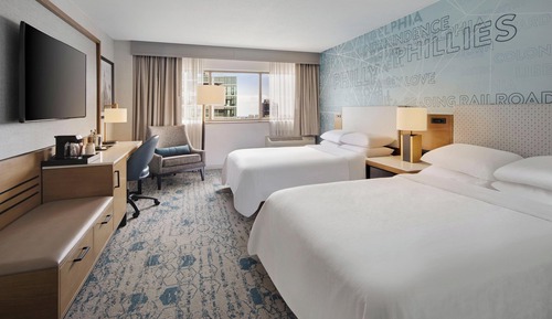 Habitación, 2 camas dobles, no fumadores