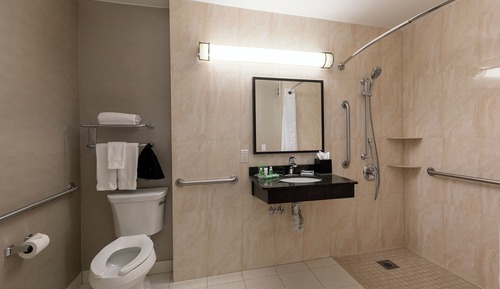 Habitación tradicional, 1 cama de matrimonio grande, ducha adaptada