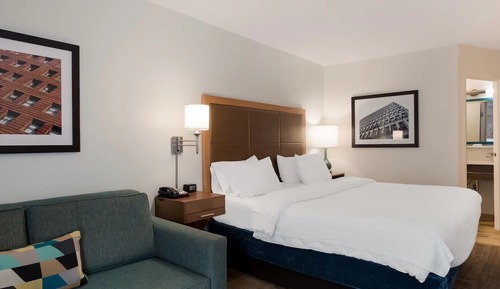 Habitación, 1 cama de matrimonio grande con sofá cama (Study)