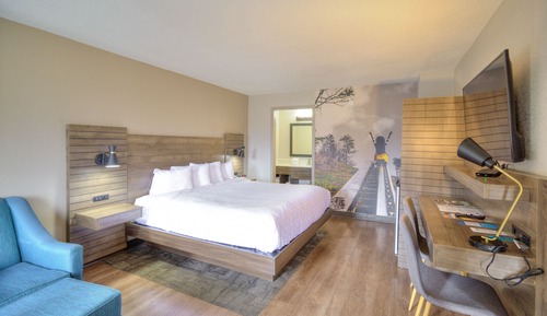 Habitación, 2 camas de matrimonio, accesible para personas con discapacidad, no fumadores