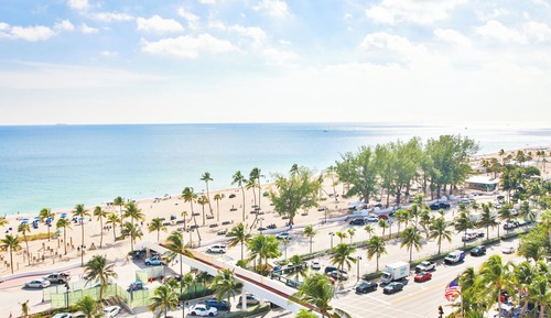 Habitación, 2 camas dobles, no fumadores, frente al mar