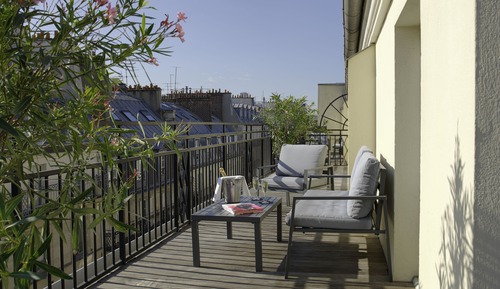 Suite junior, terraza