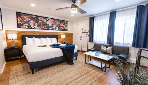 Suite Deluxe, 1 cama de matrimonio grande con sofá cama, cocina