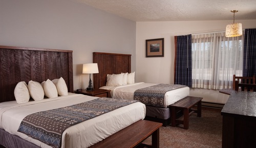 Cabaña, 2 camas de matrimonio