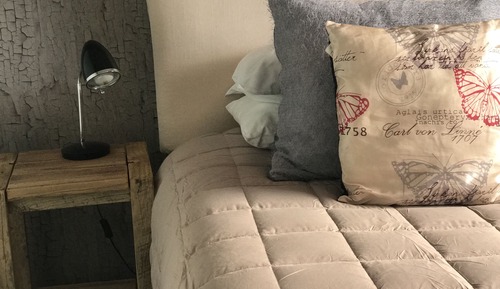 Apartamento panorámico, 1 cama de matrimonio grande, cocina básica, vistas al mar