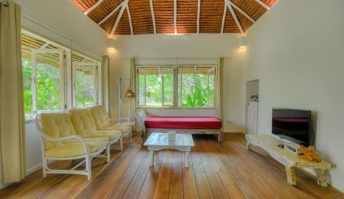 Villa, vistas al jardín