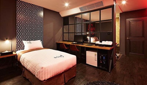 Habitación Deluxe con 2 camas individuales (bigger than most rooms in seoul)