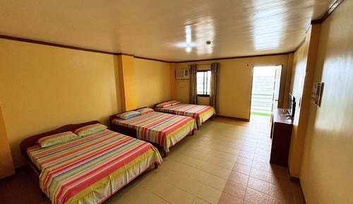 Habitación familiar, vistas al mar