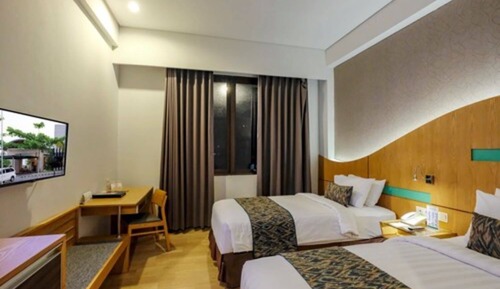Habitación Deluxe con 2 camas individuales (Eager - Free Scheduled Airport Transp)