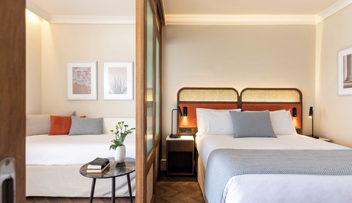 Habitación familiar (Inland view with Sliding doors)