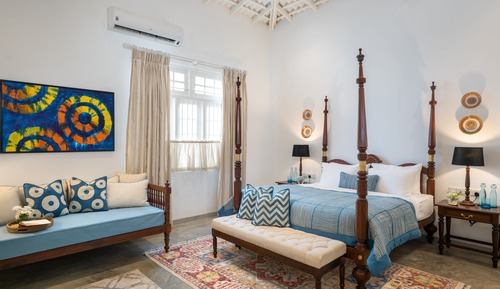 Habitación doble superior, vistas al jardín