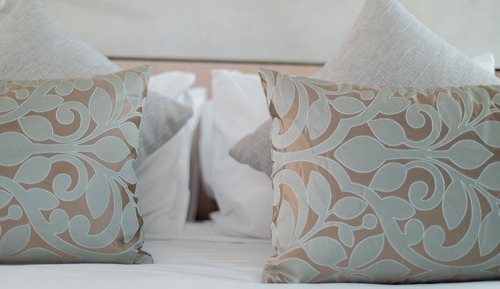 Habitación familiar, 2 camas de matrimonio, accesible para personas con discapacidad