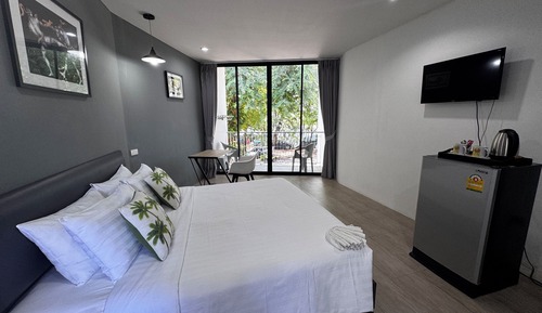 Habitación superior, 1 cama de matrimonio grande, vistas al mar, planta baja