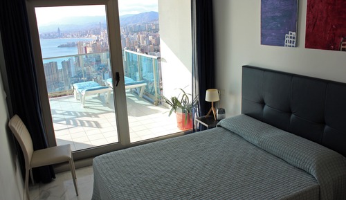 Apartamento Club, 2 habitaciones, terraza, vistas al mar