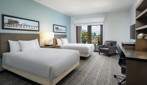 Habitación, 2 camas de matrimonio