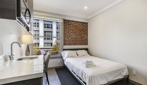 Habitación estándar, 1 cama de matrimonio, cocina básica