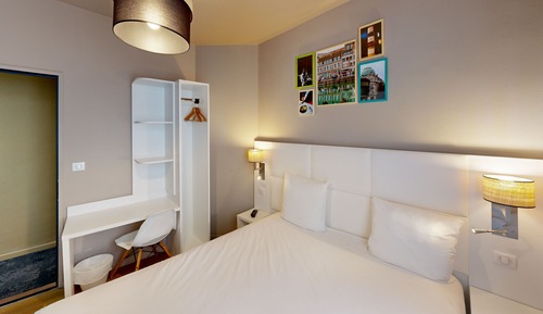 Habitación, 1 cama doble (Pop. No elevator)